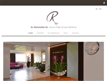Tablet Screenshot of dr-ruemmelein.ch